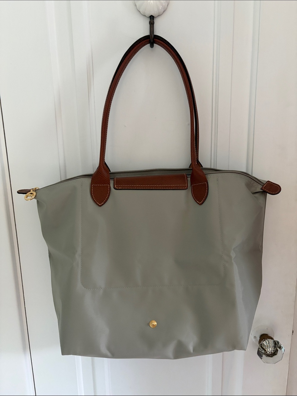 NWOT Longchamp • Le Pliage Large Tote in Pebble - Picture 9 of 9